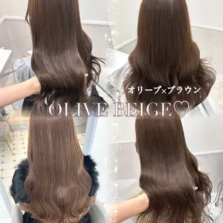 ロング 💎りあん/大須/栄 ブリーチなしWカラーのヘアスタイル
