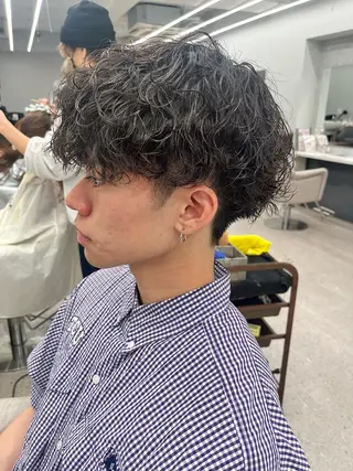パーマ メンズ 🍐シャドウパーマ メンズ特化/守岡🍐のヘアスタイル