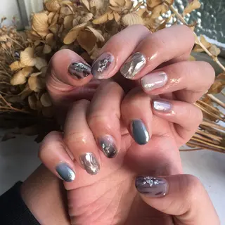 ネイル 新宿ニュアンスネイル makotoのネイルデザイン