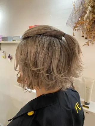ショート カラー メンズカットパーマ ✂️ JOYAのヘアスタイル