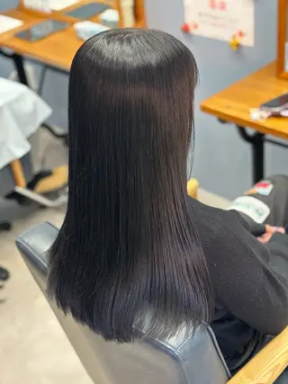 セミロング つばた みゆ🦋のヘアスタイル