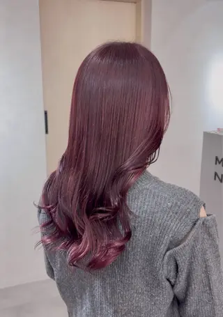 セミロング 蓮 華のヘアスタイル