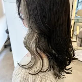 セミロング カラー 透明感カラー/ レイヤー　YUKAのヘアスタイル