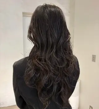 カラー 暖色カラー/ ネイル momo🍀☆*:°のヘアスタイル
