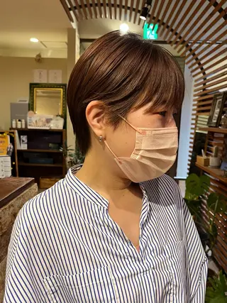 ショート YUI🍊 ボブ/レイヤーカットのヘアスタイル