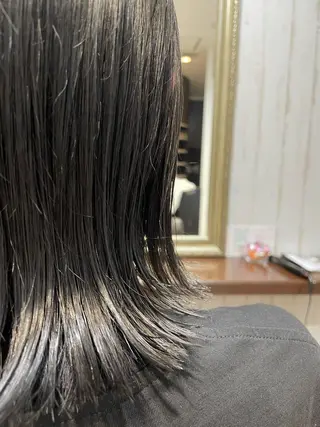 セミロング 佐々木 浩之のヘアスタイル