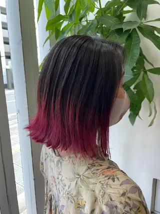 カラー 【店長】インナー指名 No.1戸塚優思のヘアスタイル