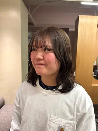 カラー pazu🪡 透明感カラー⟡.·のヘアスタイル