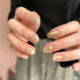 ネイル 梅田🪄ニュアンス aoiのネイルデザイン