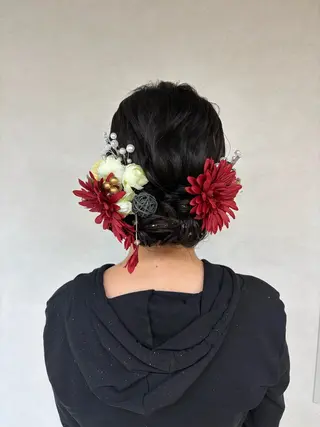 ロング ヘアアレンジ ヘアセット/眉毛カッ ト/Nana〻のヘアスタイル