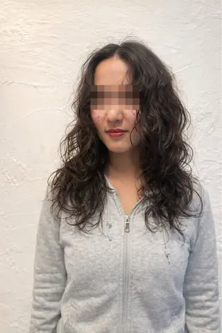 ロング 大園 晃のヘアスタイル