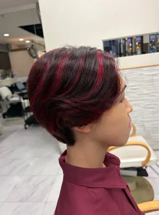 カラー 🍊小川実里🍊 /カラーレイヤーのヘアスタイル