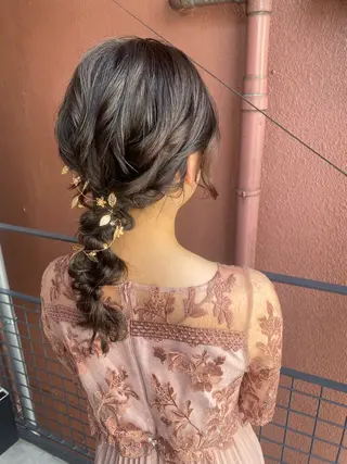 セミロング ヘアアレンジ 【safric】 NAOのヘアスタイル
