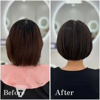 ショート カラー ✄aini天王寺 ✄ゆ乃のヘアスタイル