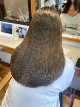 ロング カラー スエキ タクミ／昭島のヘアスタイル