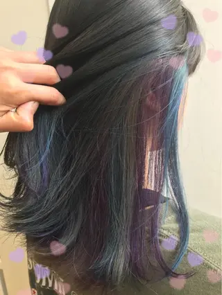 ミディアム カラー 新宿駅近♡個室 ♡関口三都季🌜のヘアスタイル