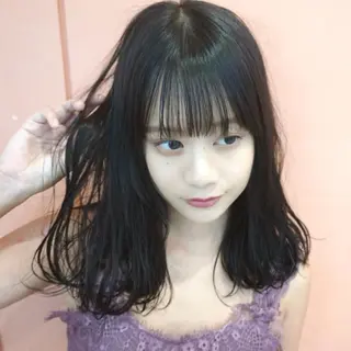 セミロング カラー 田町駅徒歩5分 🌼fumiのヘアスタイル