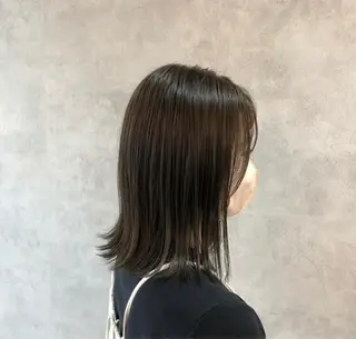 ミディアム カラー ヘアアレンジ fifth 石川 凪のヘアスタイル