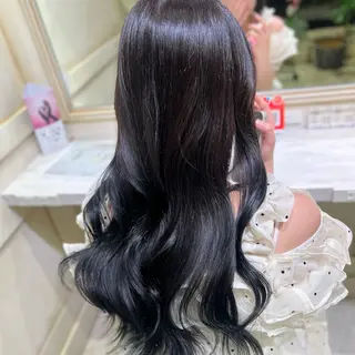 ロング カラー 💖ダブルカラー/ ケアカラー/レナ💖のヘアスタイル