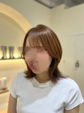 ミディアム Zina aimiのヘアスタイル