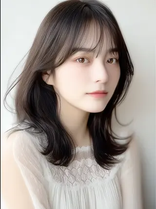 セミロング カラー 銀座《髪質改善》 垢抜け✨布施拓也のヘアスタイル