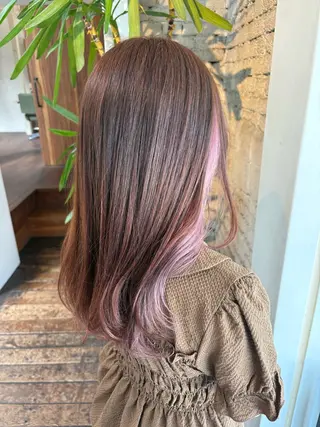 カラー 杉原 向日梨のヘアスタイル