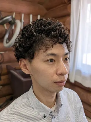 ショート パーマ メンズ リンクスハート橿原店 ⭐✨本田圭輔✨⭐のヘアスタイル
