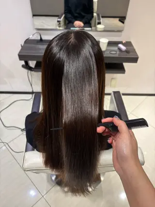 ロング パーマ 誰もが憧れる艶髪✨ /アレンジヘア🎀のヘアスタイル