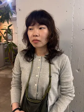 ミディアム パーマ ボブとパーマの達人 /美容室難民の方是非のヘアスタイル