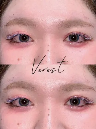 マツエク・マツパ トップアイリスト Verestのマツエク・マツパデザイン