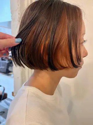 ショート カラー *UNU* RICOのヘアスタイル