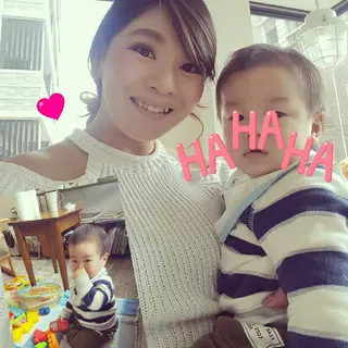 キッズ spa hair ark 富井直美のヘアスタイル