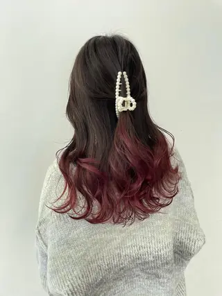 セミロング カラー パーマ ヘアアレンジ 💗無料カットモデル 募集中yu-ki💗のヘアスタイル