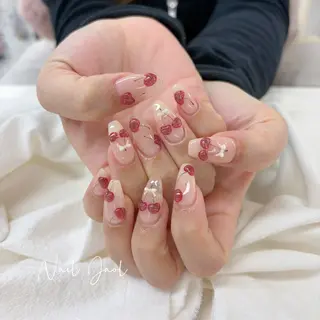 セミロング ネイルJaol 池袋のネイルデザイン