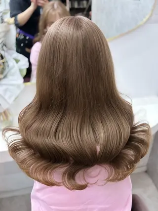 セミロング カラー 🫧そあん🫧大宮 カットモデル様募集中のヘアスタイル