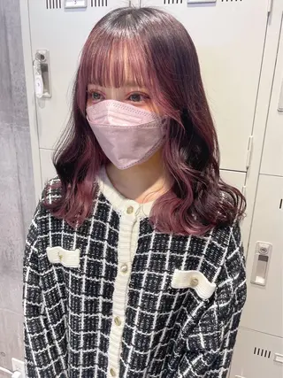ミディアム カラー ガーリーヘア 🎀 Rika 🫧のヘアスタイル
