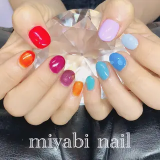 ネイル miyabi nail 桂川駅近くのネイルデザイン