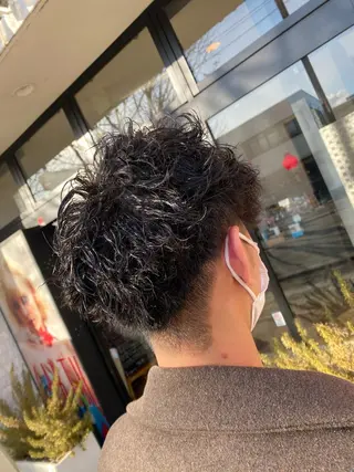 パーマ メンズ 【育休中】EARTH 荒井店HARUNAのヘアスタイル