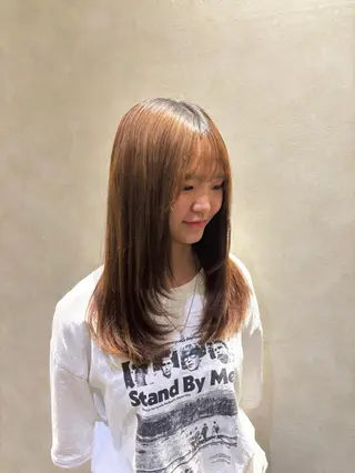 ロング 北村 祐樹のヘアスタイル