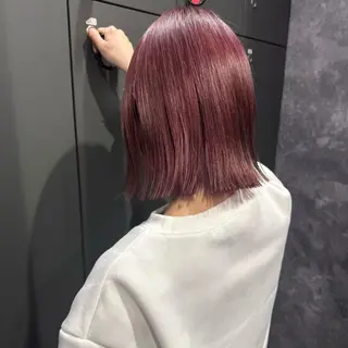 ミディアム カラー shiho .のヘアスタイル