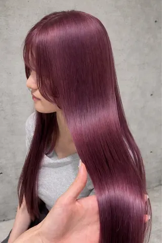 ロング 💞暖色艶カラー/ ホウツキカナ🍒のヘアスタイル