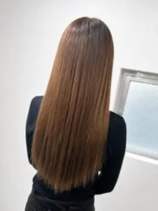 ロング ヘアアレンジ カラー エクステ¥5000 LuciAカラーのヘアスタイル