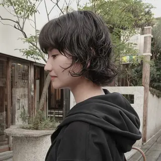 ミディアム ナチュラルモード 川田大輝のヘアスタイル