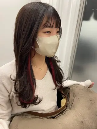 ロング 末石 智のヘアスタイル