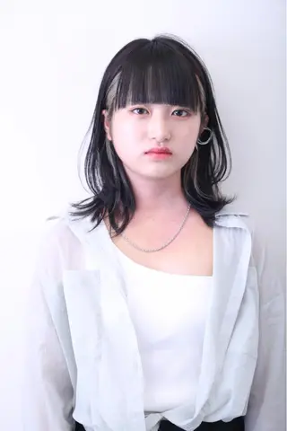 ミディアム 中里 千尋 /撮影モデル募集のヘアスタイル