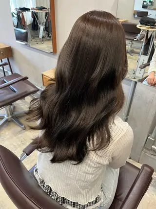 ロング カラー かわにし ひなた🐰のヘアスタイル