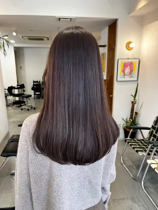 セミロング MAYU 💚森下のヘアスタイル