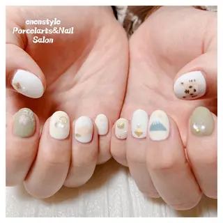 ショート ネイル 🐾enen style 🐾のネイルデザイン