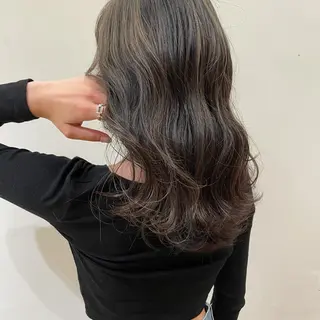 セミロング カラー 🍊mai🍊 似合わせスタイル🌿のヘアスタイル