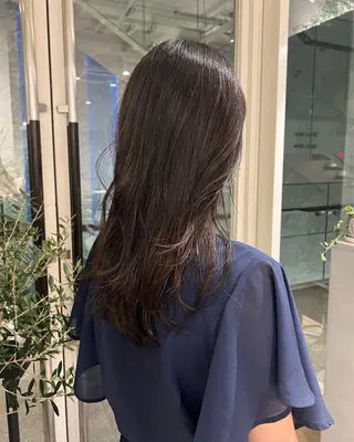 ロング カラー SHEA /縮毛矯正 イソダハルカのヘアスタイル